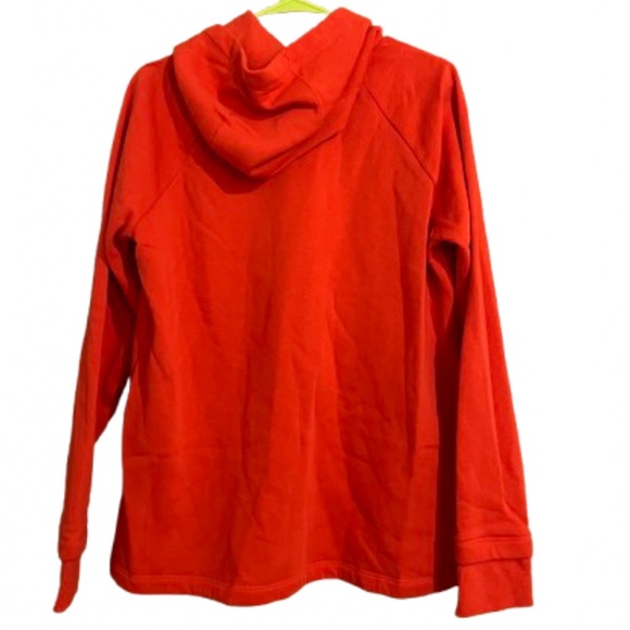 Under Armour Women’s Vibrant Orange Fall Winter Casual Hoodie Sz-M - Picture 6 of 6